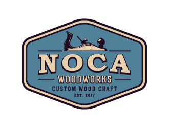 NOCA Woodworks logo design by cybil