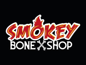 Smokey Bone Shop logo design by mop3d