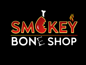 Smokey Bone Shop logo design by axel182