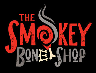 Smokey Bone Shop logo design by DreamLogoDesign