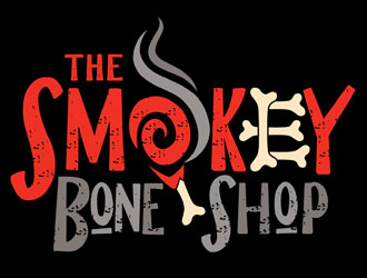 Smokey Bone Shop logo design by DreamLogoDesign