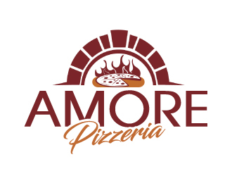 Amore Pizzeria  logo design by AamirKhan