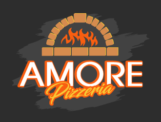 Amore Pizzeria  logo design by AamirKhan