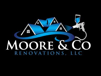 Moore & Co Renovations, LLC logo design by AamirKhan
