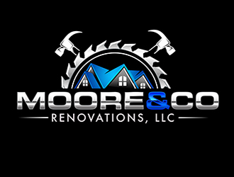 Moore & Co Renovations, LLC logo design by 3Dlogos