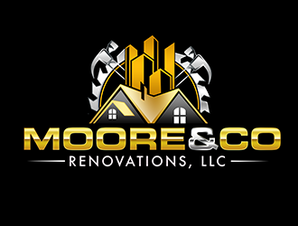 Moore & Co Renovations, LLC logo design by 3Dlogos
