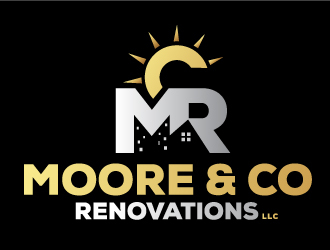 Moore & Co Renovations, LLC logo design by Suvendu