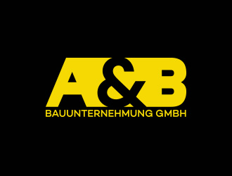 A&B Bauunternehmung GmbH logo design by daanDesign