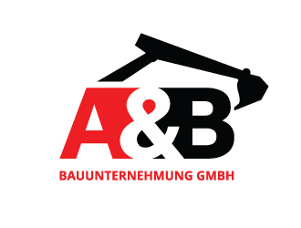 A&B Bauunternehmung GmbH logo design by DreamCather