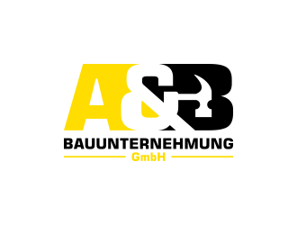 A&B Bauunternehmung GmbH logo design by yunda
