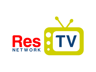 Res TV Network logo design by puthreeone