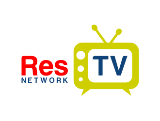 Res TV Network logo design by puthreeone
