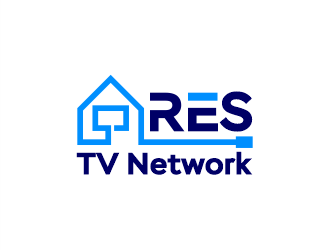 Res TV Network logo design by Gwerth