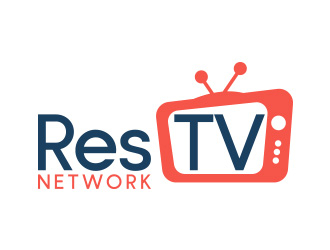 Res TV Network logo design by daanDesign