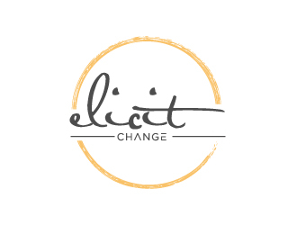 Elicit Change  logo design by Mirza