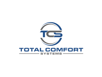 Total Comfort Systems  logo design by johana