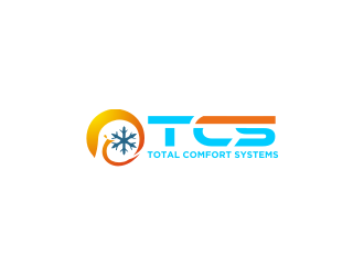 Total Comfort Systems  logo design by Lafayate