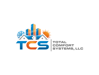 Total Comfort Systems  logo design by GassPoll