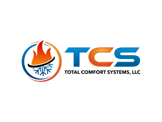 Total Comfort Systems  logo design by GassPoll