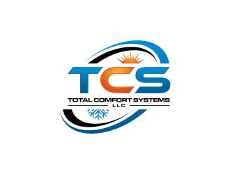 Total Comfort Systems  logo design by GassPoll