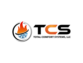 Total Comfort Systems  logo design by GassPoll