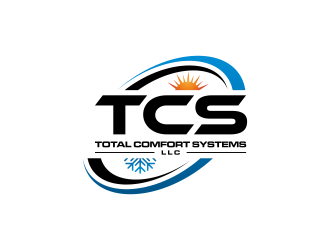 Total Comfort Systems  logo design by GassPoll