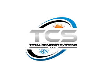 Total Comfort Systems  logo design by GassPoll