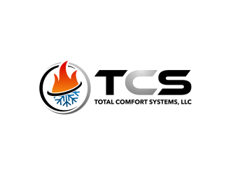 Total Comfort Systems  logo design by GassPoll