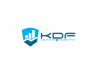 KDF Insurance & Remediation  logo design by eagerly