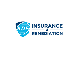 KDF Insurance & Remediation  logo design by wongndeso