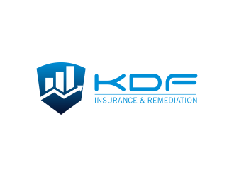 KDF Insurance & Remediation  logo design by GassPoll