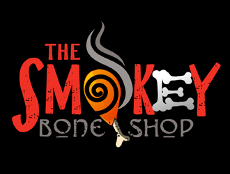 Smokey Bone Shop logo design by DreamLogoDesign