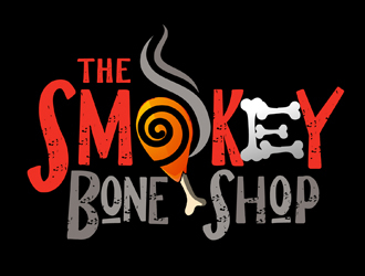 Smokey Bone Shop logo design by DreamLogoDesign