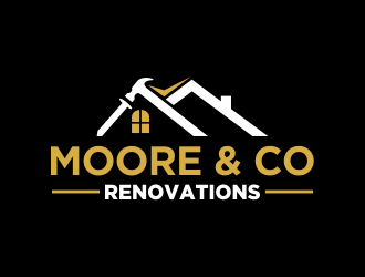 Moore & Co Renovations, LLC logo design by cikiyunn