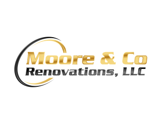 Moore & Co Renovations, LLC logo design by Gwerth