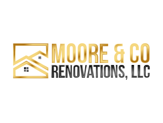Moore & Co Renovations, LLC logo design by Gwerth