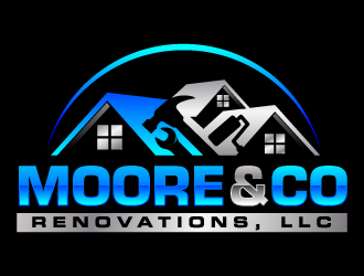Moore & Co Renovations, LLC logo design by jaize