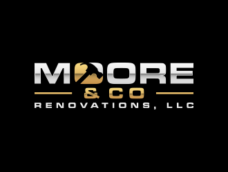 Moore & Co Renovations, LLC logo design by lexipej