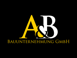 A&B Bauunternehmung GmbH logo design by pakNton
