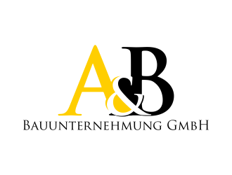 A&B Bauunternehmung GmbH logo design by pakNton