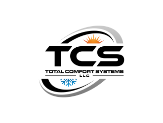 Total Comfort Systems  logo design by GassPoll