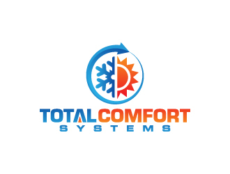 Total Comfort Systems  logo design by jaize