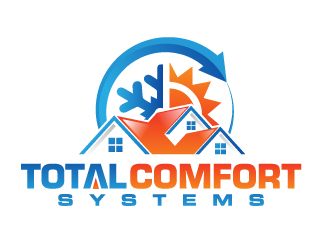 Total Comfort Systems  logo design by jaize