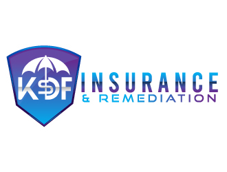 KDF Insurance & Remediation  logo design by Suvendu