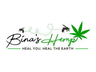 Binas Hemp  logo design by MAXR