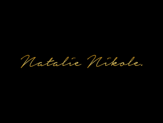 Natalie Nikole. logo design by GassPoll