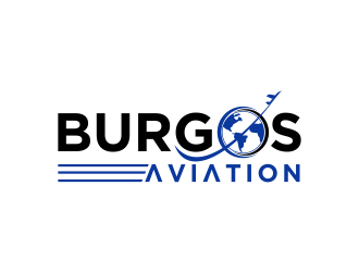 BURGOS AVIATION logo design by haidar