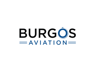 BURGOS AVIATION logo design by mbamboex