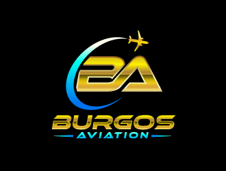 BURGOS AVIATION logo design by uttam