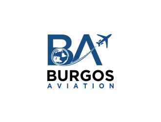 BURGOS AVIATION logo design by Mahrein